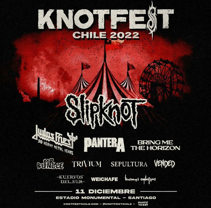 Tremendo: Judas Priest y Pantera se suman al Knotfest Chile